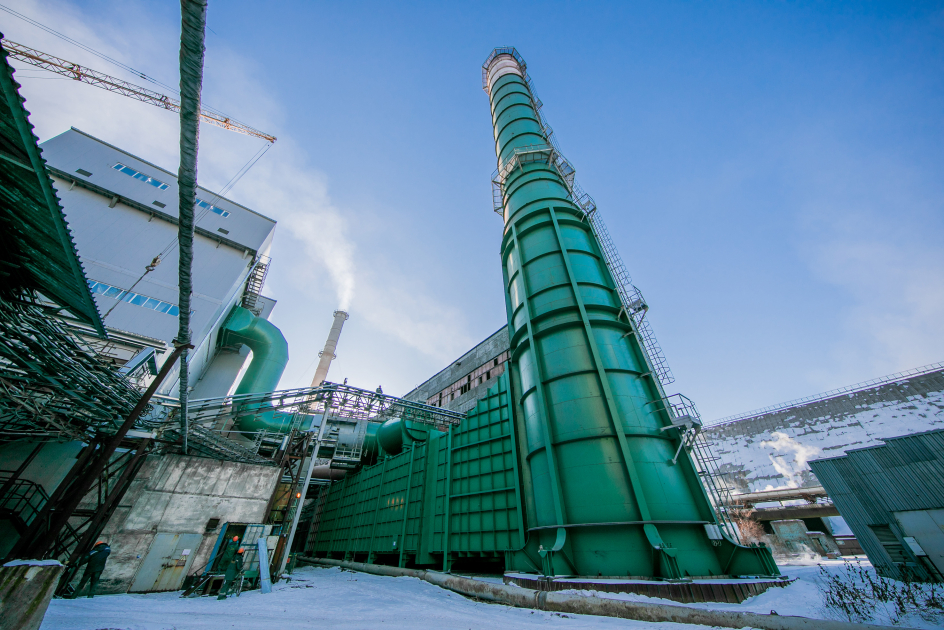 В канун дня рождения на Аксуском заводе ферросплавов  запустили новую газоочистную установку