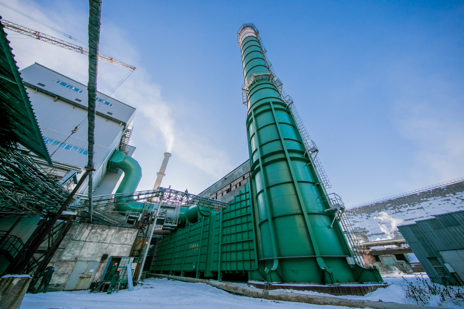 Ақсу ферроқорытпа зауыты салынған күн қарсаңында жаңа газтазарту қондырғысы іске қосылды