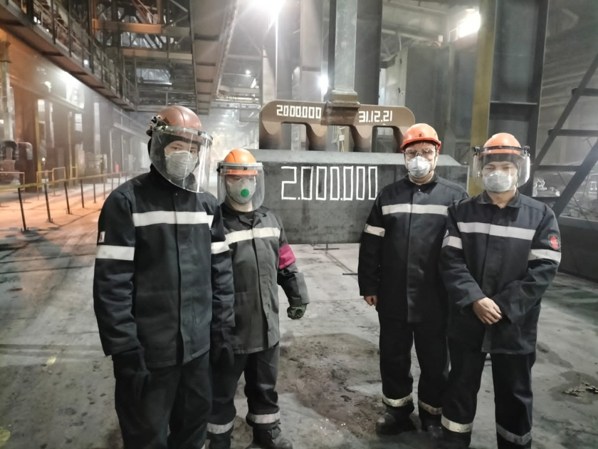 Қазақстан электролиз зауыты 2 миллион монтаждалған анод өндірді